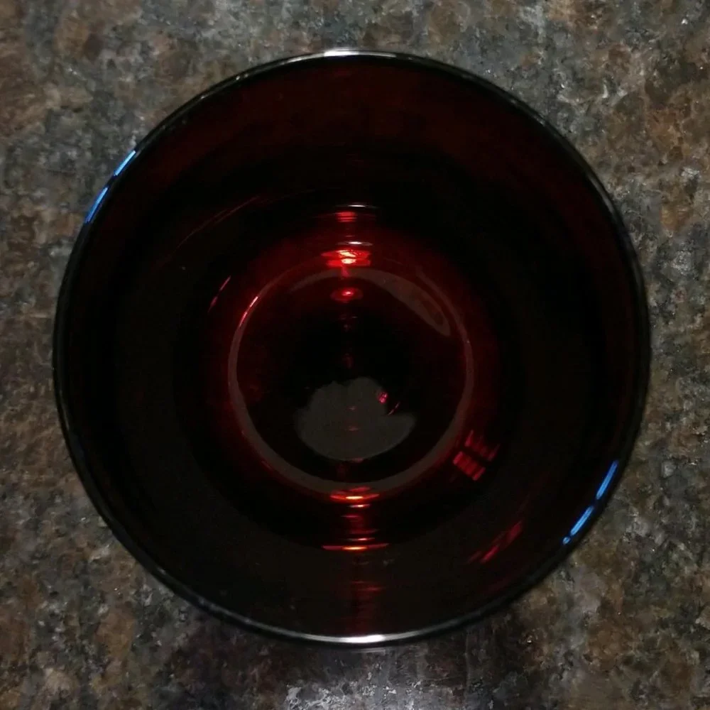 Vintage Luminarc Set Of Four Arcoroc Cavalier Ruby Wine/Water Glasses. - Picture 3 of 4